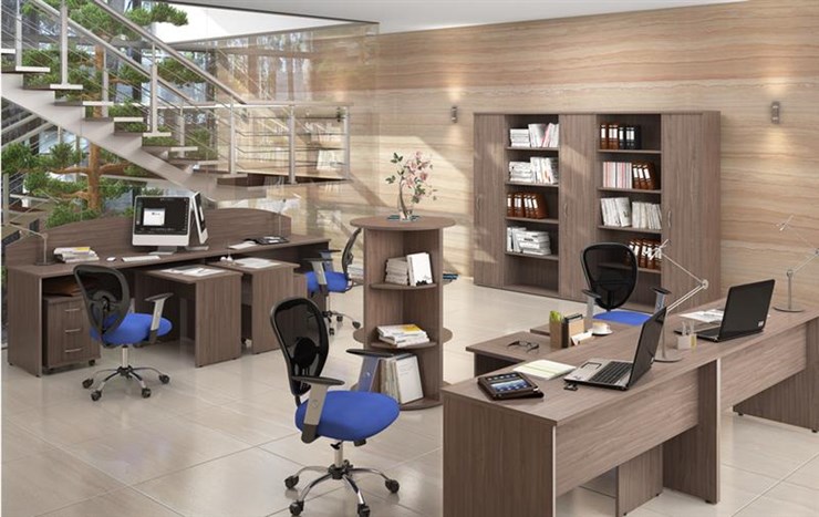 Комплект офисной мебели IMAGO - рабочее место, шкафы для документов в Элисте - изображение 6